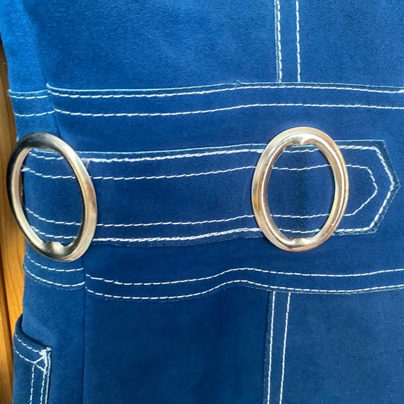 *Rare*  1960's sherpa lined blue suede jacket - Picture 9 of 10